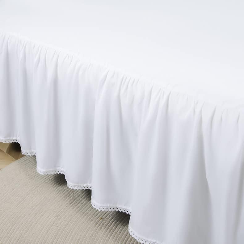 Ruffled Split Corner Microfiber Bed Skirt