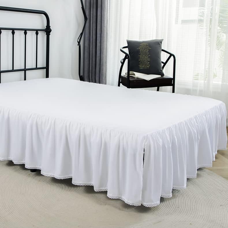 Ruffled Split Corner Microfiber Bed Skirt