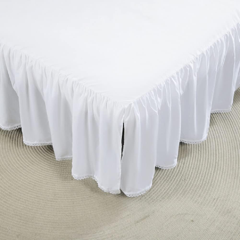 Ruffled Split Corner Microfiber Bed Skirt