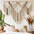 Handwoven Geometric Macrame Wall Hanging Decor