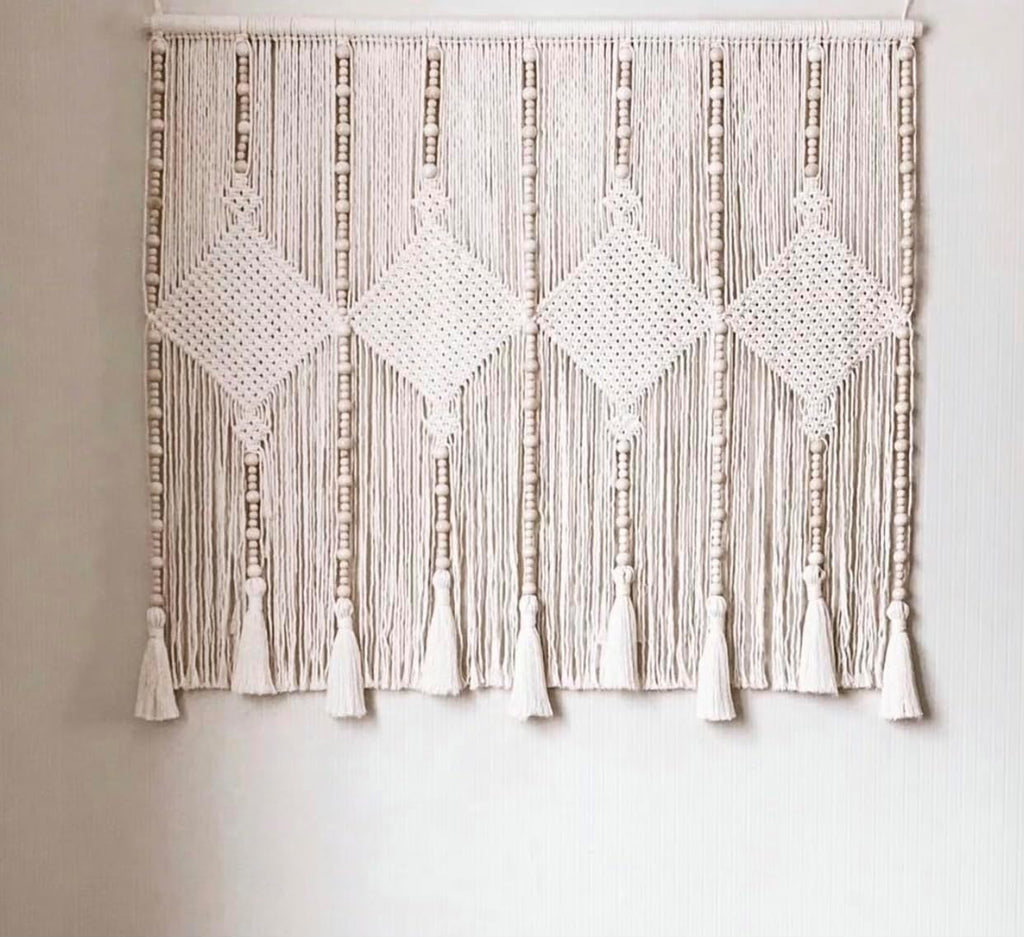Boho Cotton Macrame Wall Hanging Decor