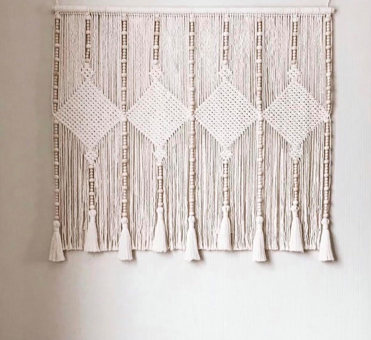 Boho Cotton Macrame Wall Hanging Decor