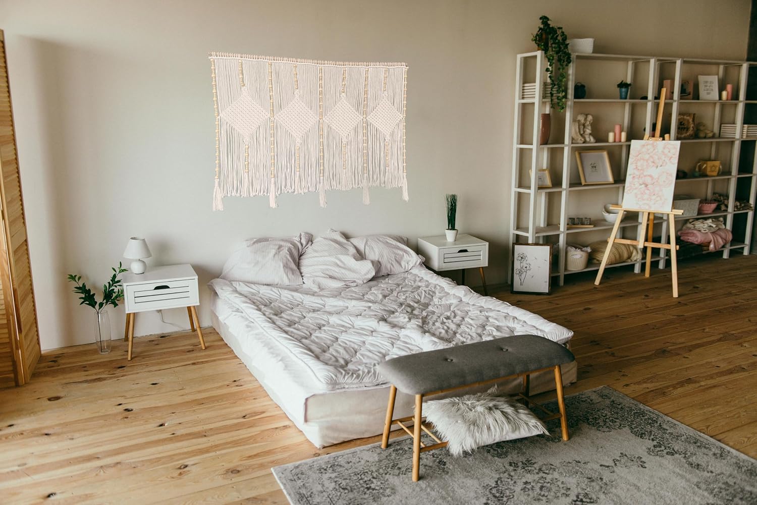 Boho Cotton Macrame Wall Hanging Decor