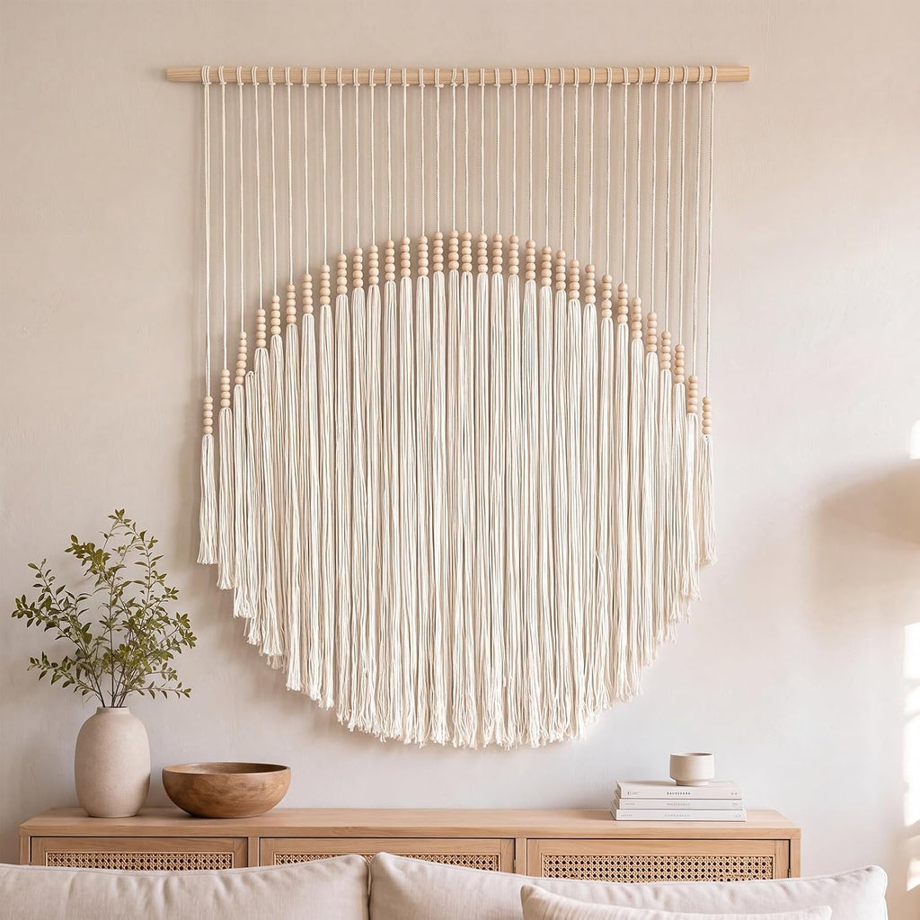 Boho Woven Macrame Wall Hanging Decor