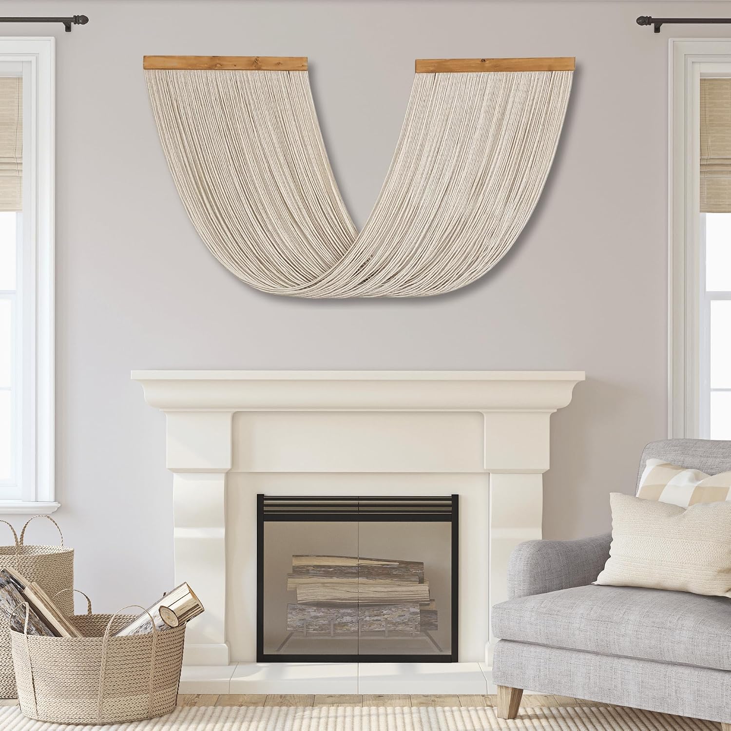 Large Boho Macrame Wall Hanging Tapestry