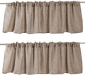 Farmhouse Burlap Window Valance 2‑Pack