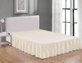 Luxury Gathered Microfiber Wrap‑Around Bed Skirt