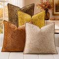 Velvet 3D Flower Decorative Pillow Covers