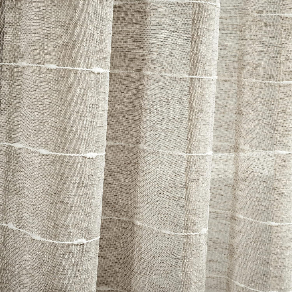 Farmhouse Textured Sheer Window Valance