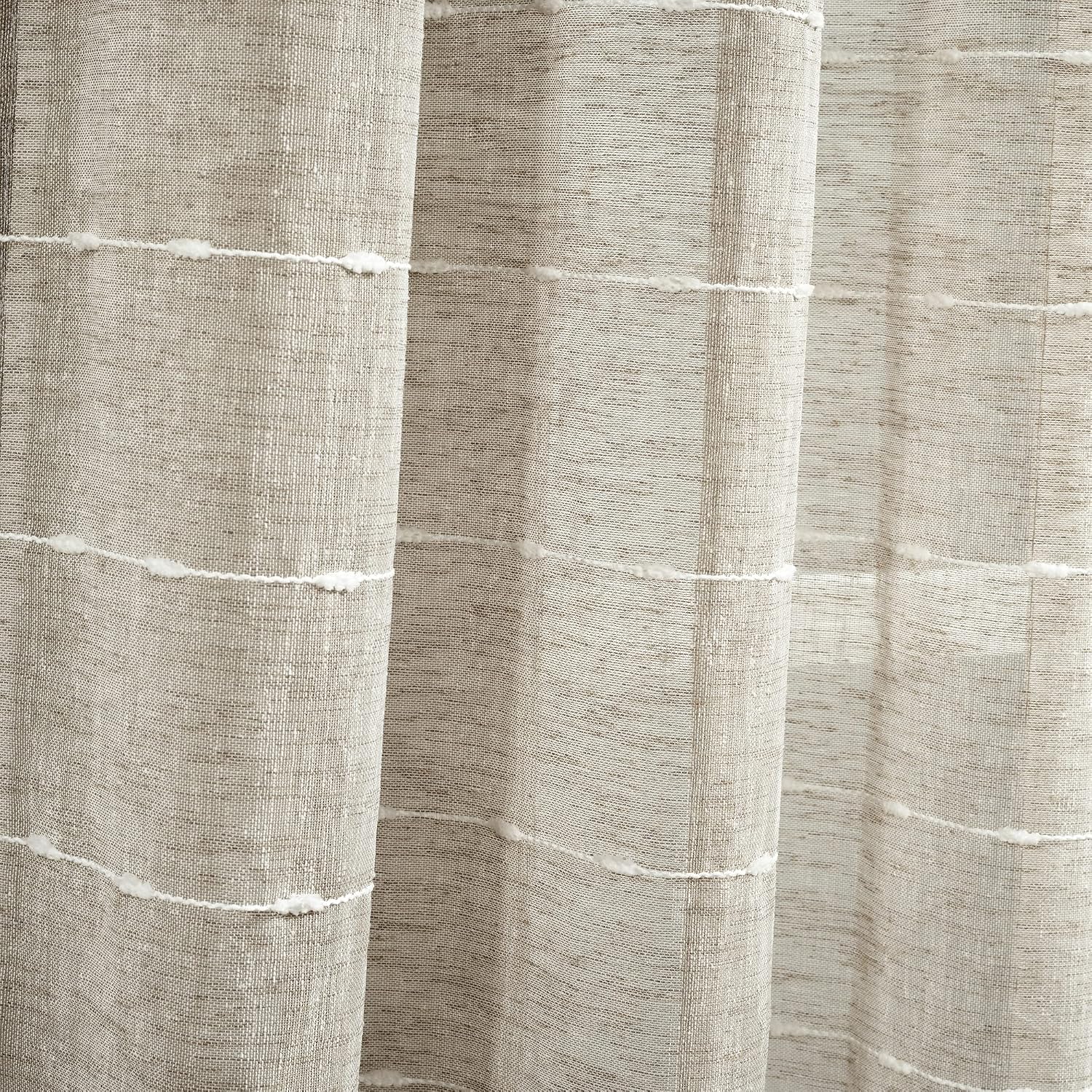 Farmhouse Textured Sheer Window Valance